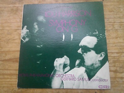 LOU HARRISON ''SYMPHONY ON G'' CRI USA VINYL LP 1969