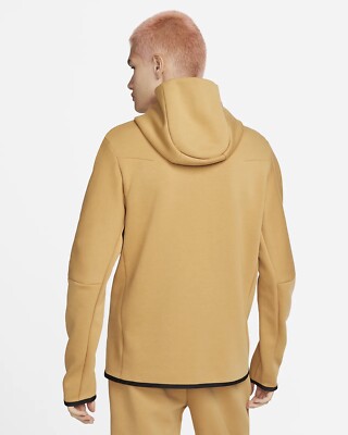 Nike Sportswear Tech Fleece Full-Zip Hoodie Elemental Gold CU4489