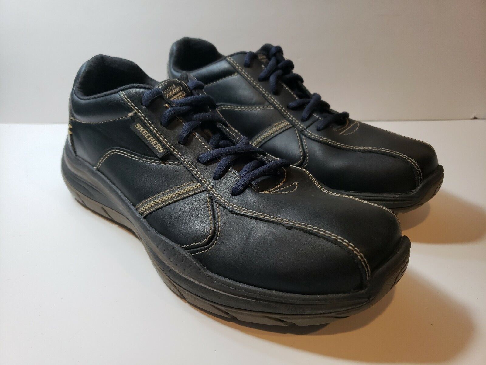 Skechers Mens Black Relaxed Fit 