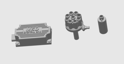 #ad 1 24 1 25 3D Resin MSD Electric Ignition Setup Scale Model Kit Parts $2.60