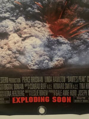 ダンテズピーク  ポスター DANTE'S PEAK Original One Sheet Movie Poster - 1997 - PIERCE