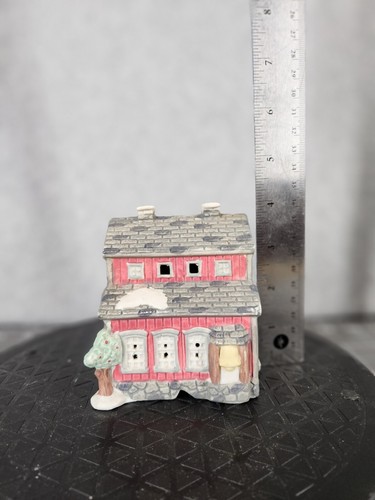 Vintage 1995 Dickens Sugar Creek County Christmas Village Country School House - Picture 8 of 9