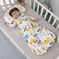 HUMPBACK Unisex Baby Sleeping Bag - 100 Organic Cotton Wearable Baby Blanket