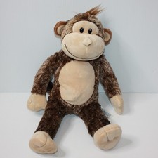 Build a Bear Workshop 18" Brown Monkey Smiling Chimp Plush Stuffed Animal Toy