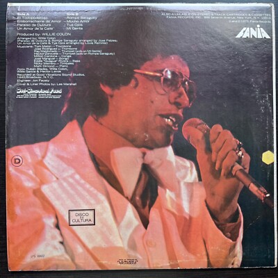 Hector Lavoe ‎– La Voz 1975 FANIA VENEZUELA CLOUD LABEL NEAR MINT