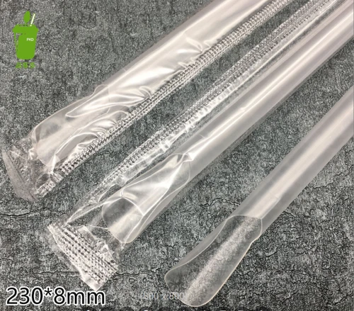 Venta al por mayor * Jumbo pajitas tubos batido pajitas 230X8 mm extra grueso - Imagen 5 de 15
