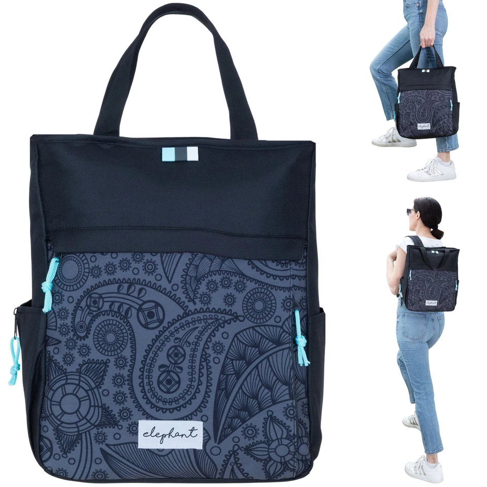 Rucksack Damen Elephant Hygge Freizeit Reise klein Tasche 12790 Paisley (4) +s