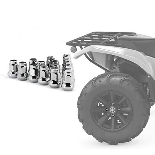 4 tuercas abultadas 2004-2009 Suzuki Z250 Z 250 QUADSPORT ATV llanta tuerca negra - Imagen 6 de 7