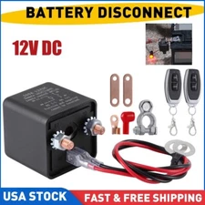 Car Battery Disconnect Switch Remote Control Power Kill Master Isolator Cut Off