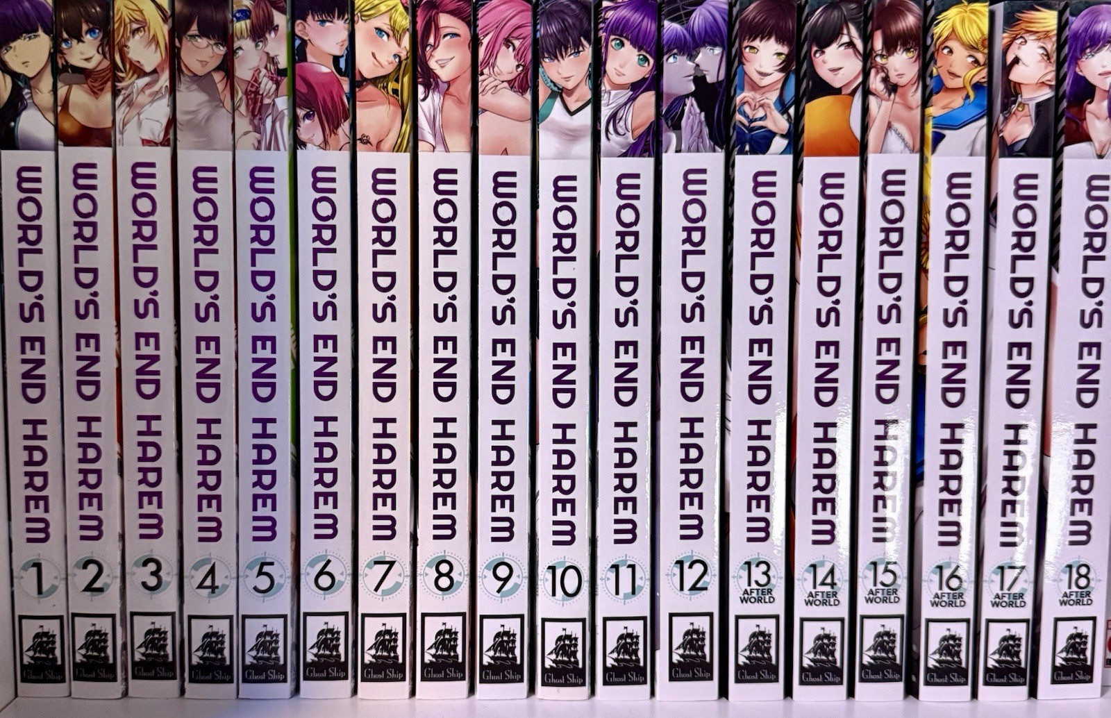 Worlds End Harem Juego Completo Inglés, 1 - 18 Manga Ghost ENVÍO