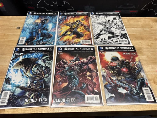 Mortal Kombat X #1-12 Complete Set DC Comics 2015 + #1 Variants Gemini Shipped