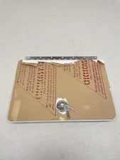 WHITE ACRYLIC 15 3/4" L X 10 7/8" W X 1/2" H LOCKING STORAGE LID BOAT