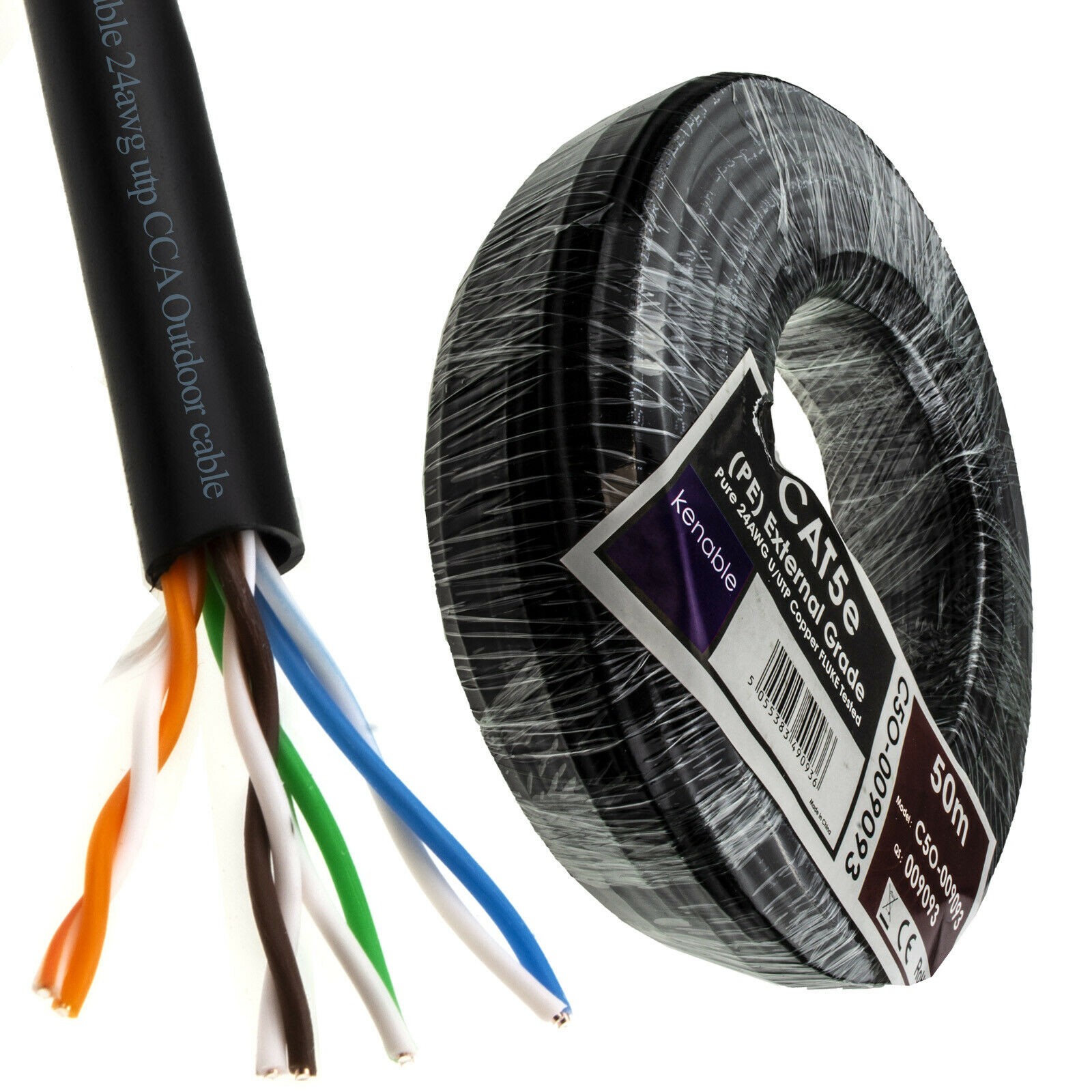 External CAT5e CCA Outdoor Use Ethernet Network Cable Reel UTP 305m Free postage - Image 3