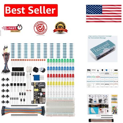 Ultimate Basic Starter Kit: Breadboard & Power Supply for Arduino & Raspberry Pi