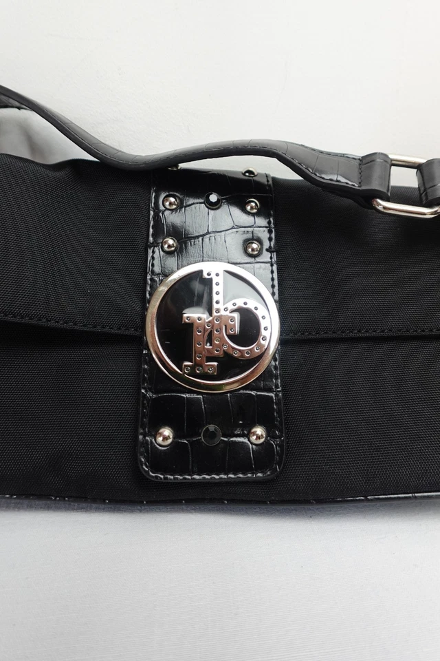 ROCCOBAROCCO BORSA A SPALLA DONNA SHOULDER BAG VINTAGE POCHETTE NYLON CON TAG - Immagine 2 di 4