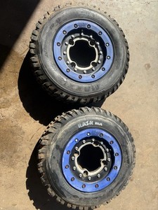 10” Honda Suzuki Front Hiper 4x144 4x1 Carbon Fiber Beadlock Bead Lock Wheels 🔥