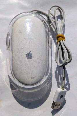 Apple Pro Mouse M5769 USB Optical Macintosh Apple White Clear 