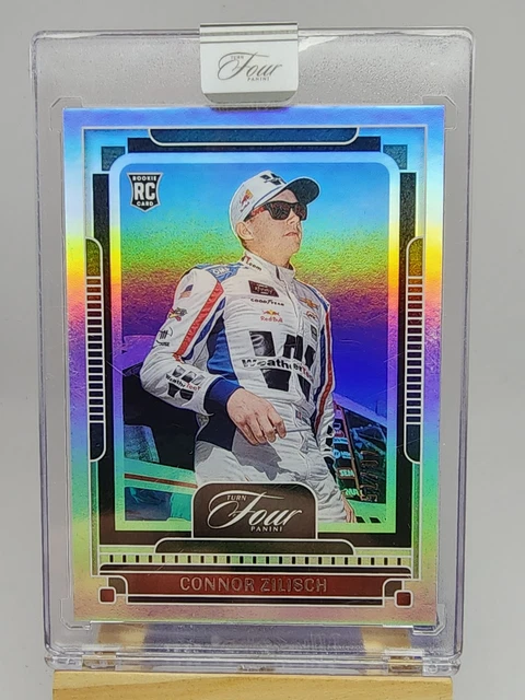 Connor Zilisch RC Rookie 2025 Panini Turn Four Nascar #55 /75 JR Motorsports