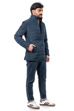 Piumino Uomo Sartoriale Imbottito Giubbotto Elegante Invernale Giacca VEQUE