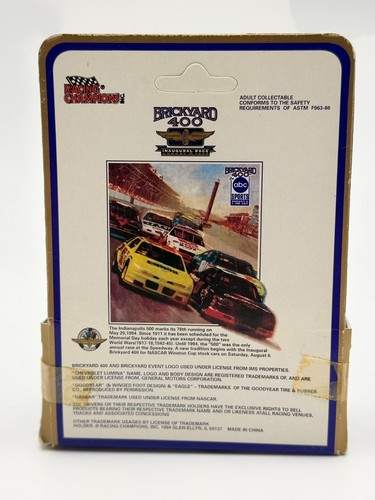 NASCAR - Collectible 1994 Brickyard 400 (Inaugural Race) Die-Cast Car