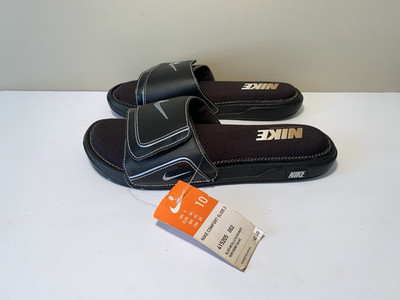 Nike Comfort Slide 2 Sandals Slippers Men s Size 10 Black 415205 NWT