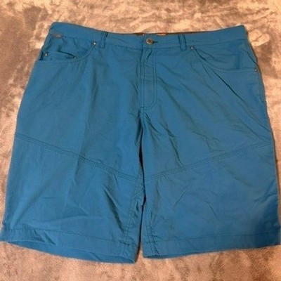 Merrell Mens Blue Select Wick Hiking Shorts Size 40 Stretch Technical Outdoor