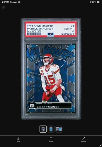 2024 Panini Donruss Optic - My House! Patrick Mahomes II #1 PSA 10