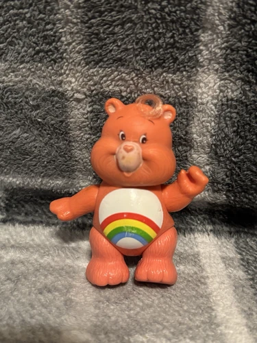 Vintage Kenner 1983 Care Bears Cheer Bear Poseable Figure 3”