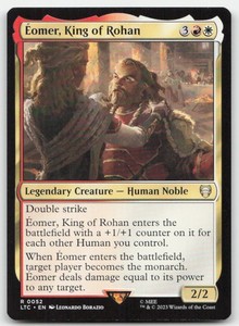 Eomer, King of Rohan - LTC 52 Rare Commander: The Lord of the Rings