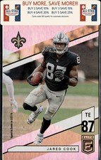 2019 Donruss Elite #81 Jared Cook New Orleans Saints