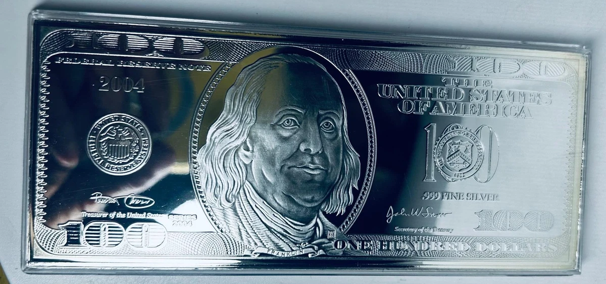 Silver 100 Dollar Bill products for sale | eBay