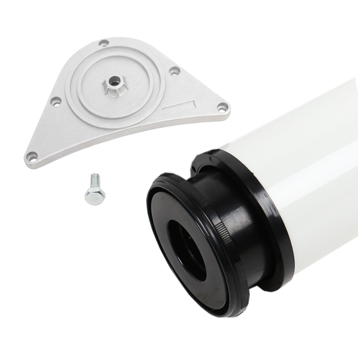 Gamba tavolo metallo diametro 80 mm altezza 1100 mm bianca base tavolo base mobile supporto