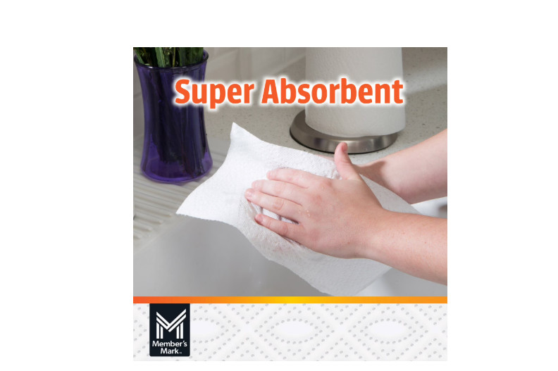 Member's Mark Select & Tear 2-Ply Paper Towel 15 rolls, 150 sheets/roll