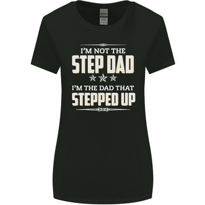 Im Not The Schritt Dad Stepped Geschnürt Vatertag Damen Breiter Schnitt T-Shirt