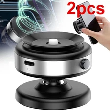 2XUniversal Electric Vacuum Magnetic Suction Car Phone Mount 360°Rotation Holder
