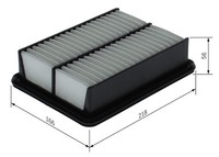 Bosch Luftfilter FüR Mazda Cx-3 3 Cx-30