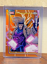 2026 Topps Chrome Marvel GAMBIT Orange Lightning Refractor 4/25 #39 SSP