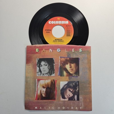 Bangles ''Manic Monday'' 45 Vg+ Tested Picture Sleeve 