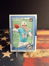 2025 Panini Donruss Optic - Rated Rookie Quinn Ewers #213 Holo Prizm (RC)