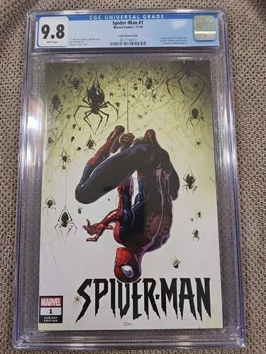 Spider-Man #1 Clayton Crain Scorpion Comics  Marvel 2019 Ltd. 1000 COA