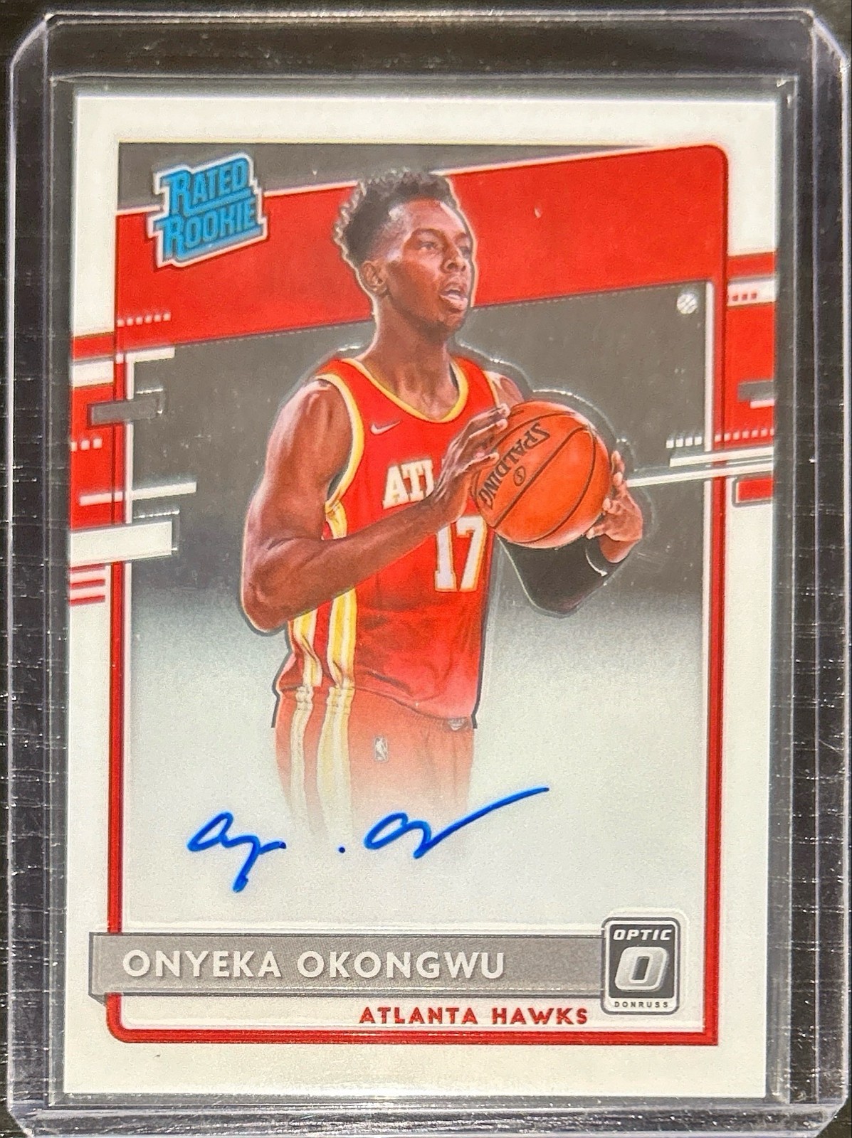 2020-21 Panini Donruss Optic - Rated Rookie Auto Onyeka Okongwu #156