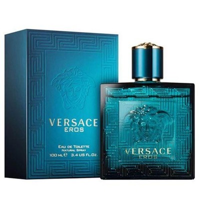 Versace Eros Eau de Toilette 100ml Edt Spray Iconic Fragrance Mens Perfume