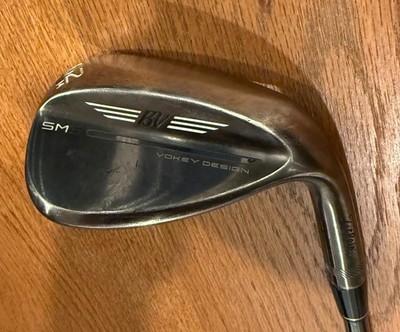 RH Titleist Vokey SM9 brushed steel 62° Lob Wedge 08M X-Stiff