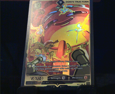 VCard Rising Stars  - First Edition - Holo 9 - Doki's True Form
