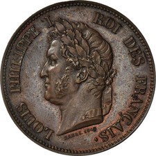 [#970828] Coin, France, Louis-Philippe, Decime, 1840, ESSAI, MS, Copper, KM:E10