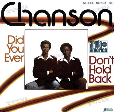 Chanson - Don't Hold Back 7'' (VG+/VG+) '*