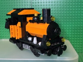Lego My Own Train Small Orange Engine Locomotive Read Description