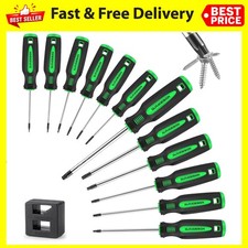 13-Piece Magnetic Torx Screwdriver Set，T5 -T40 Star Screwdrivers Set