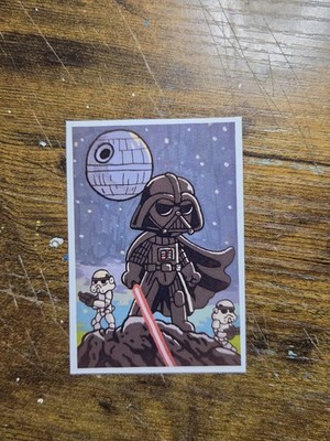 ACEO *Art Print of Original Darth Vader Star Wars Acrylic pen Art Card Print