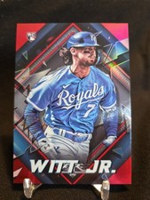 2022 Topps Fire Sp Red Foil Refractor Bobby Witt Jr Rookie Rc Non Auto